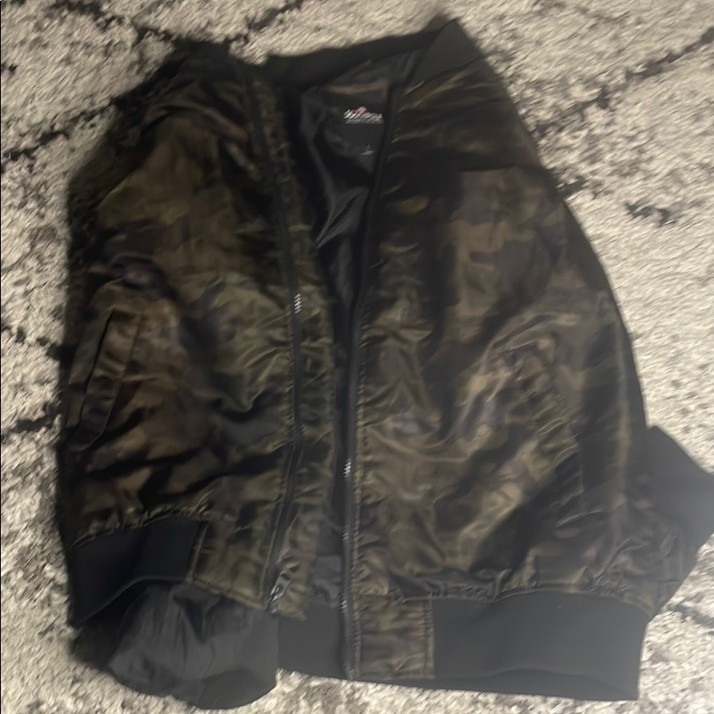 Camouflage Bomber Jacket
